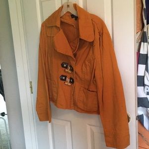 Rue 21 mustard yellow jacket